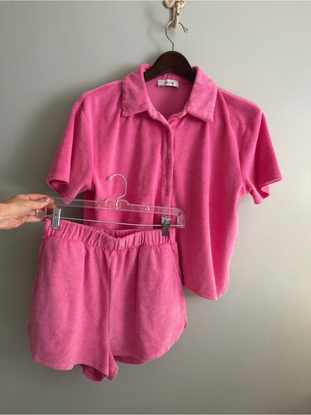 Sadie and sage 2pc pink set